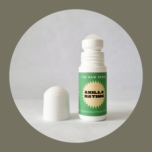 roll-on deodorant by The Raw Rebel