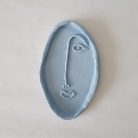 Bel Viso (Blu) — Clay Trinket Tray